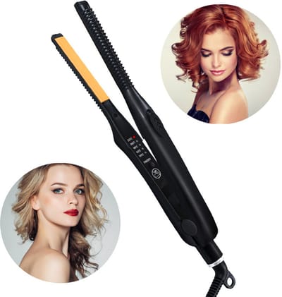Draadloze Stijlborstel - Keramisch - 4Temperatuurinstellingen - Stijlkam - Stijlborstels - Warmte Borstel - Brush - Elektrische Haarborstel - Stijltang - Krullen - 30cm - Geschikt voor Glad, Golvend en Krullend Haar