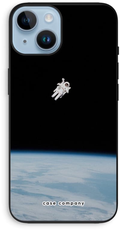 Case Company® - Hoesje geschikt voor iPhone 14 hoesje - Alone in Space - Biologisch Afbreekbaar Telefoonhoesje - Bescherming alle Kanten en Schermrand