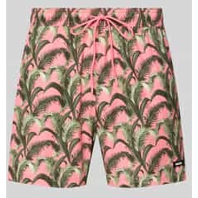 HUGO BOSS Pike swim shorts - heren zwembroek - lichtroze dessin