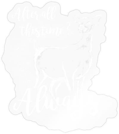 Harry Potter After All This Time Always Sticker Maat S (max. 10 x 10cm)