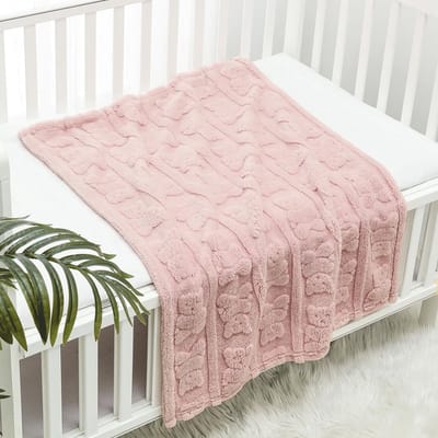 Dailygoods- Babydeken Ultrazacht - 100% Microfleece - Ademend Ontwerp - Lichtgewicht & Warm - Wasmachinebestendig - 75x100 cm