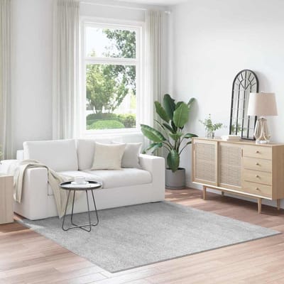 vidaXL - Antislip - Shaggy - Tapijt - Grijs - 200 - x - 200 - cm - PP