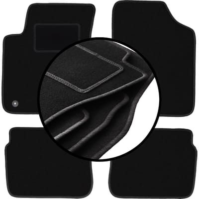 Complete set veloursmatten voor: Hyundai i10 hatchback (2007-2013)