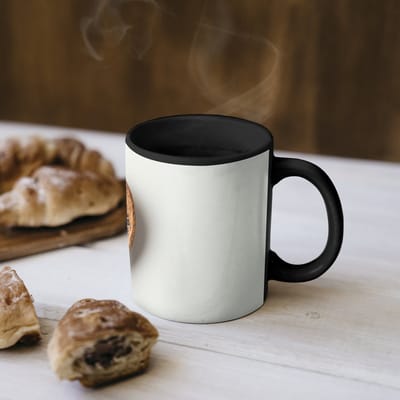 Magische Mok - Foto op Warmte Mokken - Koffiemok - Lepel - Sesam - Wit - Magic Mok - Beker - 350 ML - Theemok