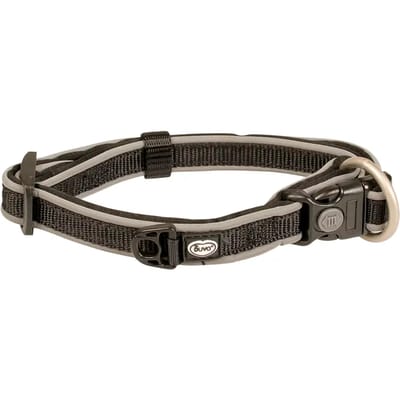 Duvo+ West Halsband Nylon Zwart S 20-35cm/15mm