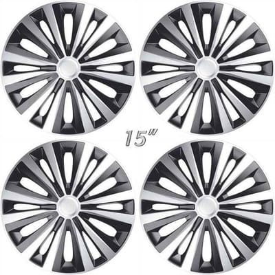 Wieldoppen MULTI-GTS 15 inch zilver/zwart (set a 4 stuks in doos)