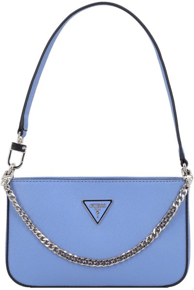 GUESS Schoudertas Noelle Mini Top Zip Shoulder Bag Stormy Blue Blauw