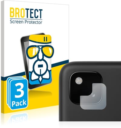 Screenprotector 3 Stuks voor Google Pixel 4a (ALLEEN Camera Lens) Beschermglas transparant