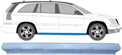 Reparatie dorpel voor Chrysler Pacifica 2003-2007 / Links = Rechts (symmetrisch)
