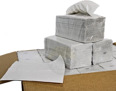 KURTT Papieren handdoekjes 2-laags, 10.000 vellen (40 X 250 vellen) naturel 22 x 23 cm, handdoekjes papier