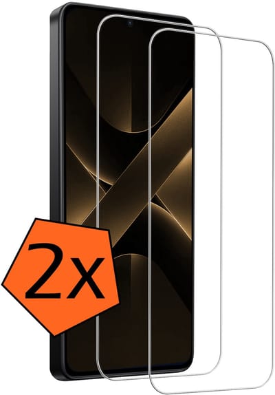 Screenprotector - 2 Stuks - Geschikt voor Xiaomi Poco X7 Pro - Extra Sterk - Gehard Glas - Beschermglas - Tempered Glass - Screen Protector
