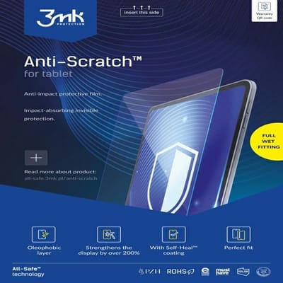 3MK All-In-One - Beschermfolie voor Tablet - Anti-Kras - 5 stuks - Transparant