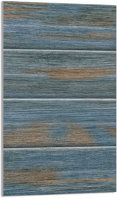 TMK ArtDeko Serie - Snijplank - 30x52 cm - Hout Decor - Glazen Paneel