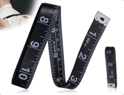 Dailygoods- Lichaamsmeetlint 150 cm - Dubbelzijdig - PVC - Lichtgewicht - Universeel - Ideaal voor kleding naaien - Meetlint