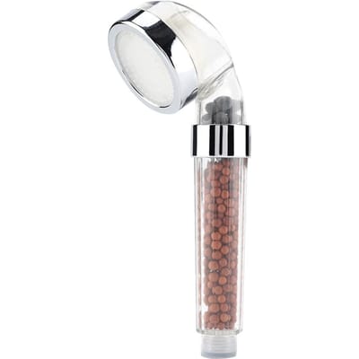 Wateraangedreven LED-licht Badkamer Handdouchekop met Aniondeeltjes (Meerkleurig) white