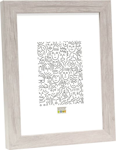 Deknudt Frames fotolijst S45RH1 - naturel - grijs - hout - 10x20 cm