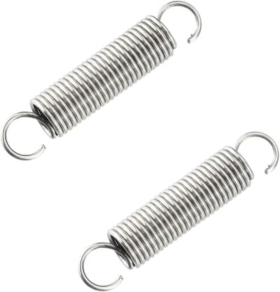 2 Stuks Spanningstangveren RVS - Trekveren met Dubbele Haak - 50mm Lengte
