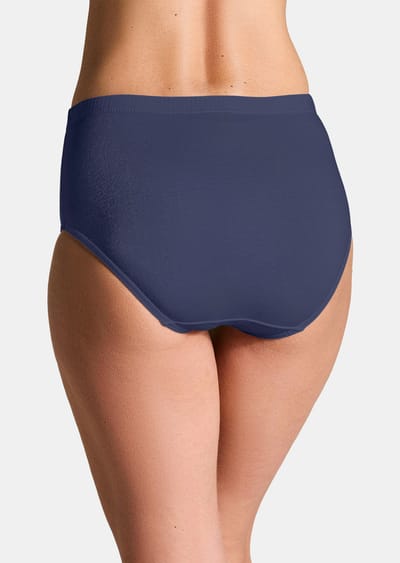 Zeven tailleslips - karamel / bordeaux / marine - Gr. 36 van Goldner Fashion