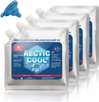 SnelShoppen - Cooling Batteries voor Koelboxen, Koeltas, Ideaal voor Camping, Picknick, Feest, Herbruikbaar, Milieuvriendelijk, 2 Stuks, Blauw