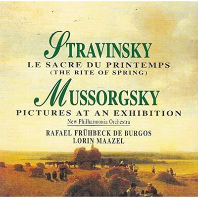 CD NPO, DE BURGOS; MAAZEL - Stravinsky/Mussorgsky;Le Sa ​​ROY6457 Holland Music Overige Gebruikt