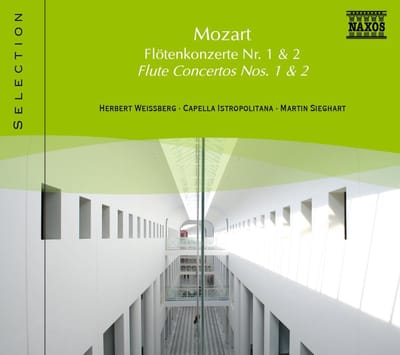 Herbert Weissberg, Capella Istropolitana, Martin Sieghart - Mozart: Flute Concertos Nos.1 & 2 (CD)
