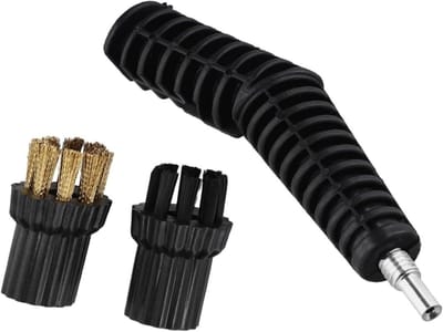 Mondstukconnector Opzetborstels - Stoomreiniger Accessoires - Stoomreinigen Gemak - Verbinden en Uitbreiden - 3-Pack - Niet gespecificeerd