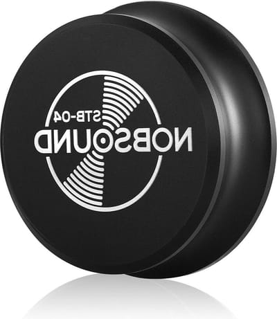 Draaitafel Stabilizer Aluminium LP Vinyl Platgewicht Record Klem Zwart - Vibration Reducer