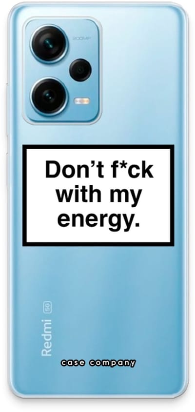 Case Company® - Hoesje geschikt voor Xiaomi Redmi Note 12 Pro Plus hoesje - My energy - Soft Cover Telefoonhoesje - Bescherming aan alle Kanten en Schermrand