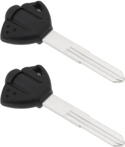 Dailygoods- Sleutel Lege Ongesneden Blades - Motorfiets Sleutel - Vervangende Sleutel - Geschikt voor Suzuki GSXR600/750/1000 - Duurzaam Kunststof - Eenvoudig te Installeren - Sleutelblad