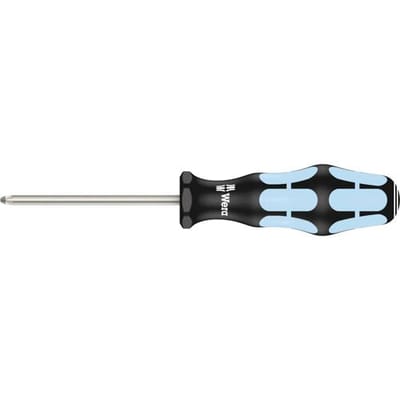 Wera 3355 05032031001 Werkplaats Kruiskop schroevendraaier PZ 1 Koplengte: 80 mm DIN ISO 8764-PZ