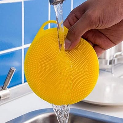 Siliconen afwasborstel set van 5 - Antibacteriële veelzijdige spons voor keuken en vaatwasser
