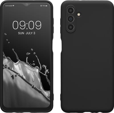 kwmobile telefoonhoesje geschikt voor Samsung Galaxy A04s - Hoesje voor smartphone - Back cover in zwart