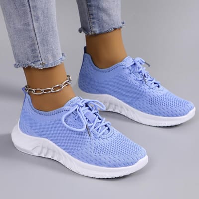 Lente damesschoenen, modieus, ademend, lichtgewicht, antislip, slijtvast, casual sportschoenen, platte schoenen 40 brown
