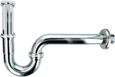Buisgeurafsluiter - Sifon wastafel - Onaangename geuren weren - Extra lange rozet - 32 mm buisdiameter - Verchroomd