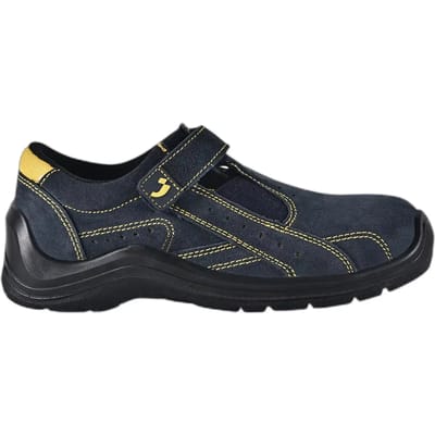 Safety Jogger Sonora Open Veiligheidsschoen S1P Suède Donkerblauw SlipvastSRC - Maat 40