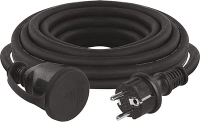Rubberen verlengkabel 5 meter - voor buitengebruik - IP44 - H07RN-F3G 15 mm2