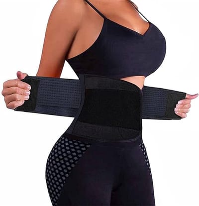Taille trainer riem voor vrouwen - Taille versteviger en afslankriem - Lichaamsvormende riem - Sportgordel (verbeterde versie).