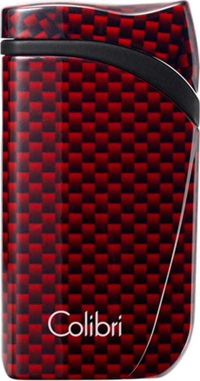 Colibri Single Flame Falcon Carbon Fiber Red