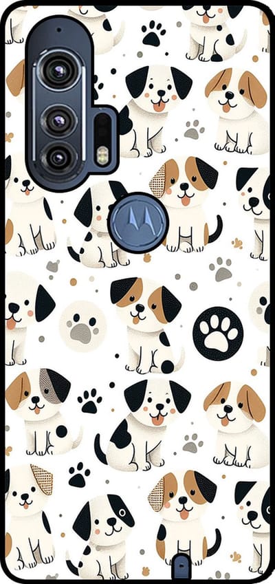 Smartphonica Telefoonhoesje Geschikt voor Motorola Edge Plus met honden opdruk - TPU backcover case dog design geschikt voor Motorola Edge Plus