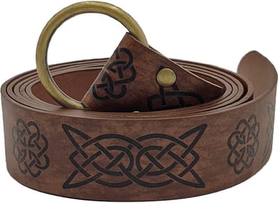 Renaissance Riem van PU Leer met O-Ring voor Cosplay en Vintage Kostuums voor Mannen en Vrouwen