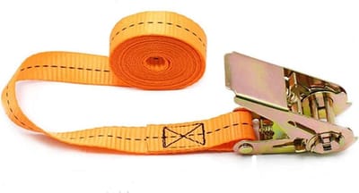 Ratelbanden - Spanbanden ladingriemen - Lading Vastzetten - Snelsluiting Klemslot - 1 inch breed 10 Ft - Zwart