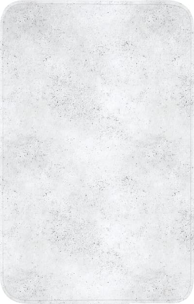 WC mat 50x80 cm - Antislip - Lichtgrijs - Betonstructuur - Subtiel - Toiletmat - Vloermat - Douchemat - Toilet tapijt - Toiletmatten