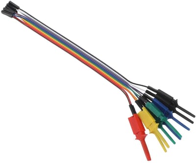 Analyser Test Lead Set - Micro Grabber Clips - Elektronica Debugging - Hittebestendige Kabels