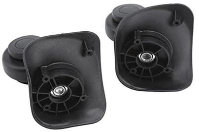 Dailygoods- Zwenkwiel Set van 2 - Hoogwaardige Universele Wieltjes - Duurzaam - Voor Reis Koffer - Antislip - Lichtgewicht - Wielen