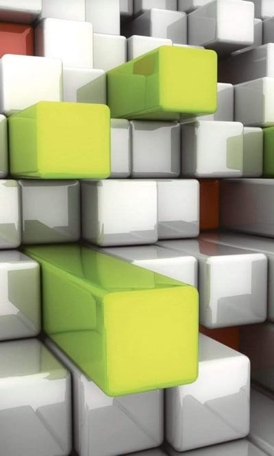 Fotobehang - Boxes 150x250cm - Vliesbehang