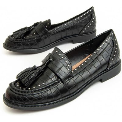 Montevita Moccasins Moccavita12 in Zwart
