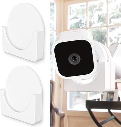 2-Pack universele muurbeugel met sterke kleefstrip voor binnenbeveiligingscamera