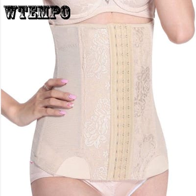 Ceinture post-partum amincissante pour la taille, corset en plastique pour modeler le corps et l'abdomen S gray