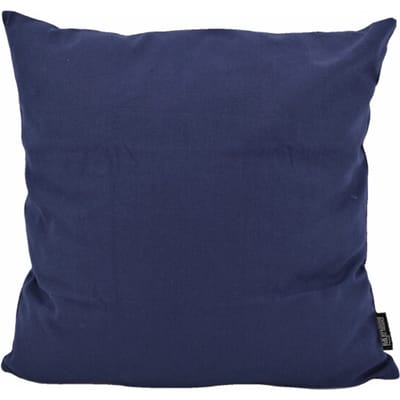 Gek op kussens! Sierkussen uni donkerblauw | 45 x 45 cm | katoen/polyester