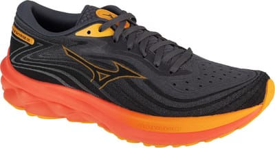 Mizuno Wave Skyrise 5 J1GC240901, Mannen, Oranje, Hardloopschoenen, maat: 44,5